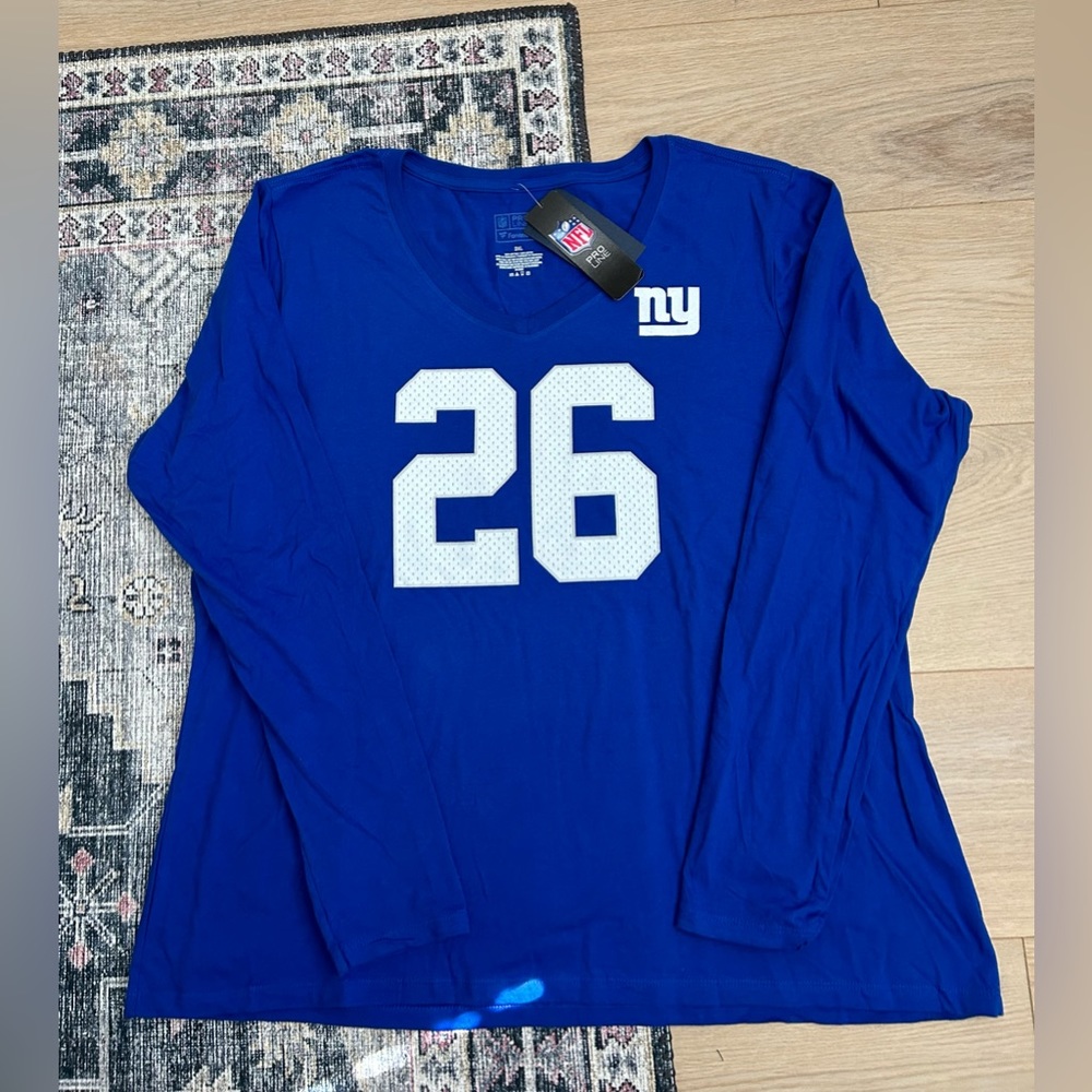 NWT NY Giants Long Sleeve Women’s Plus Size T-Shirt